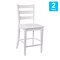 Flash Furniture Antique White Wash Solid Wood Counter Stools, 2PK ES-STBN5-24-WH-2-GG - alternate 4